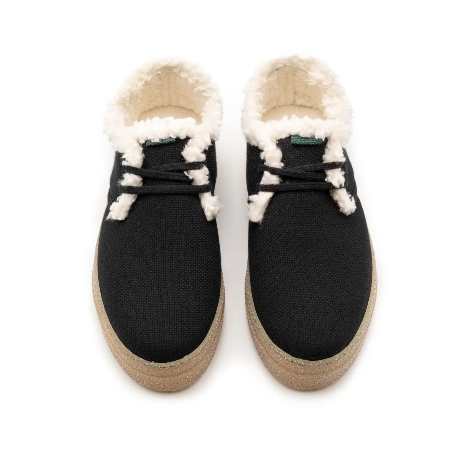 Vegan winter shoe black GOO015 - Image 3