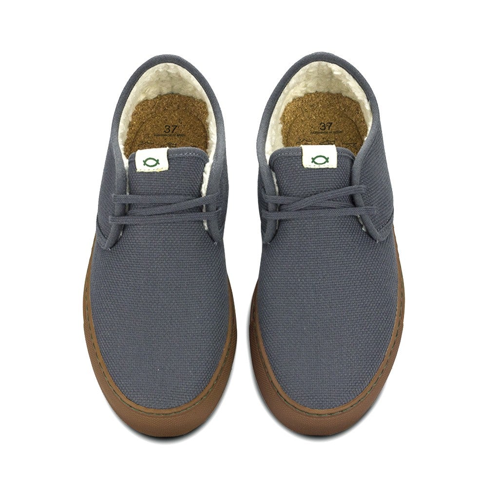 Vegan winter sneaker gray SID028 - Image 3