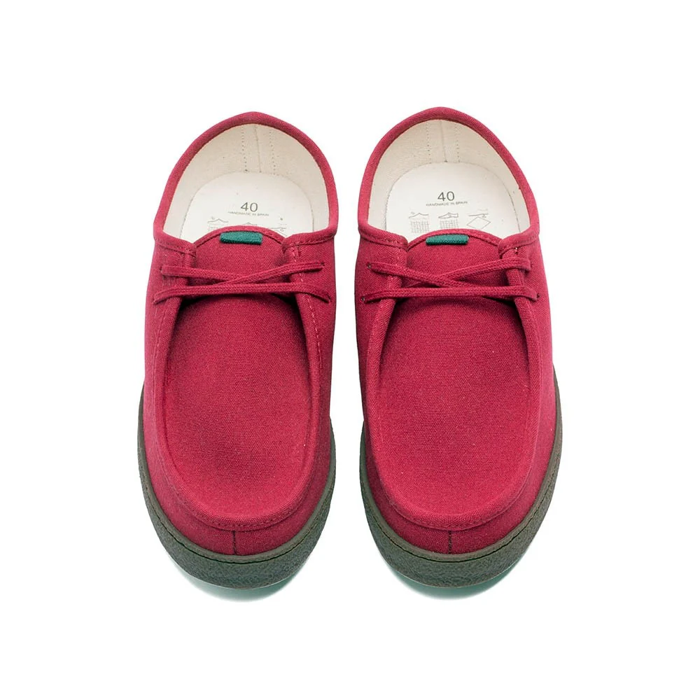 Vegan wallabee bordeaux SOC003 - Image 3